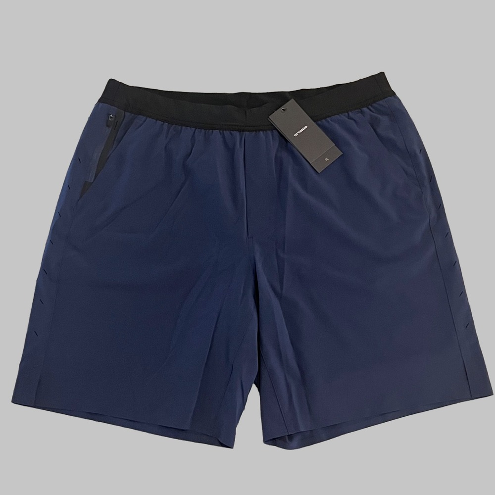 Ten Thousand Interval Shorts Mens XXL Navy 9" Lined New
